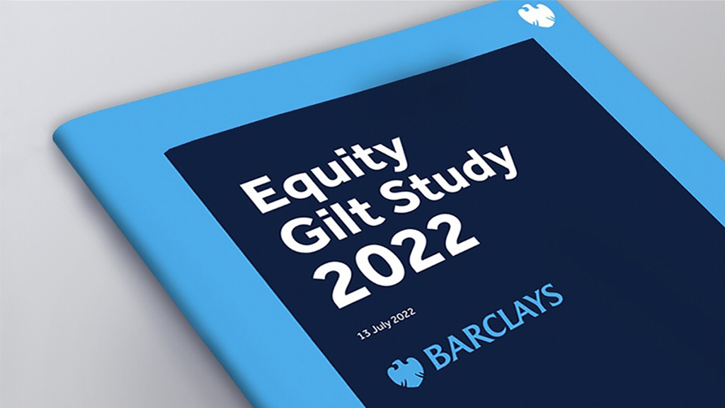 The cover of the printed 2022 Equity Gilt Study