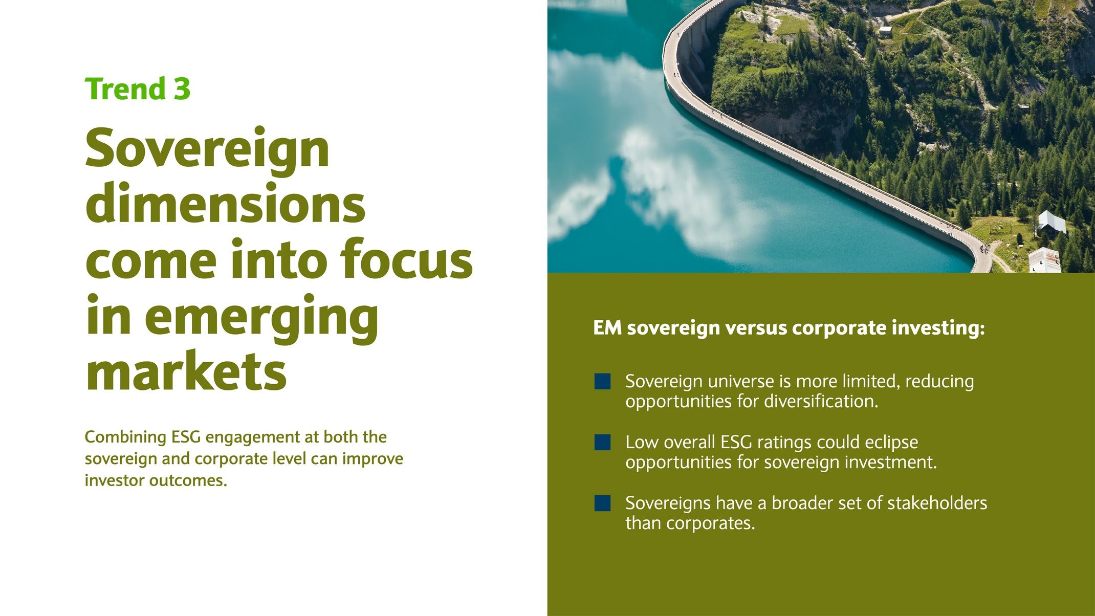 Sovereign dimensions come into focus in emerging markets