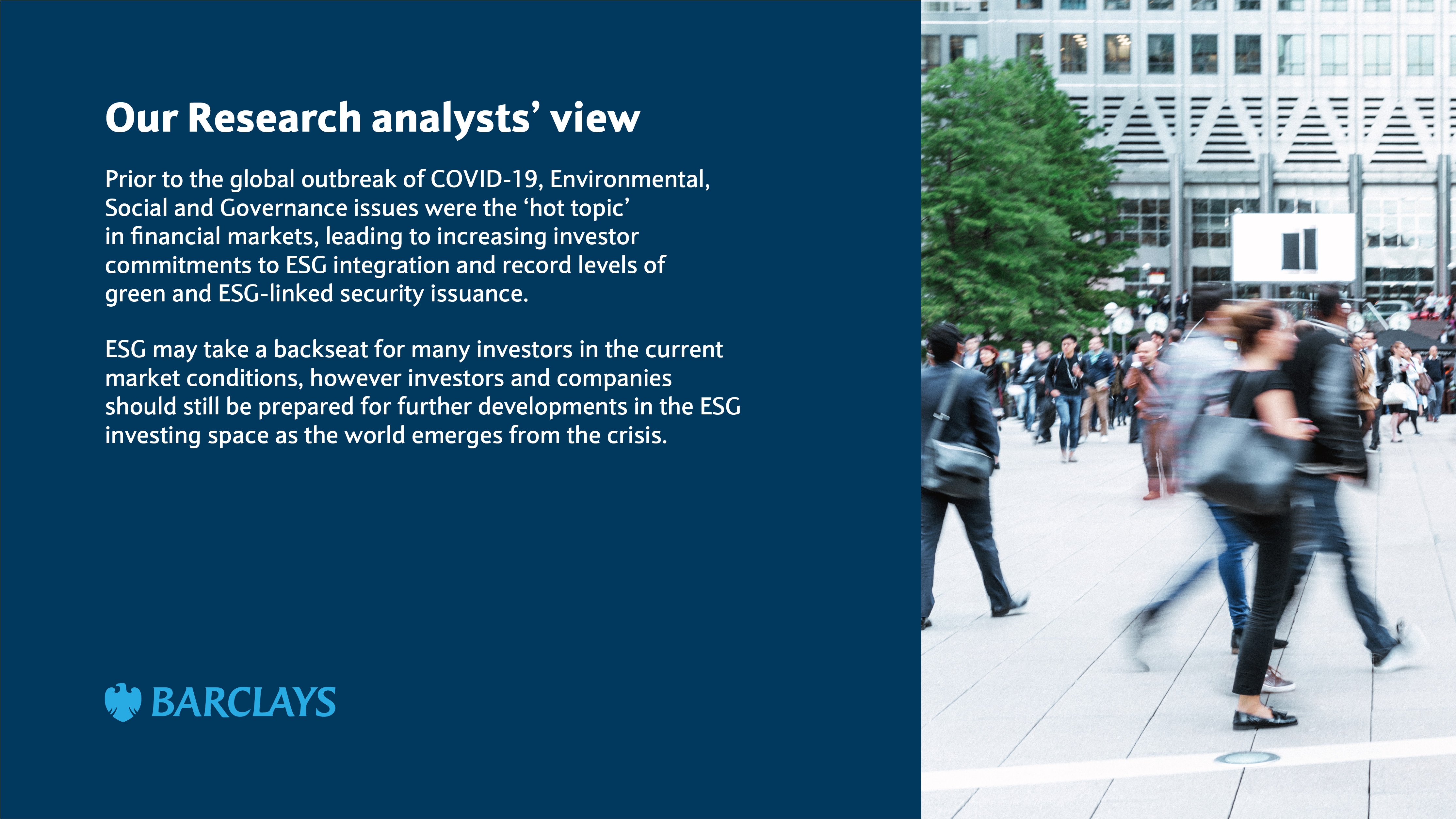 Our Research Analysts' view