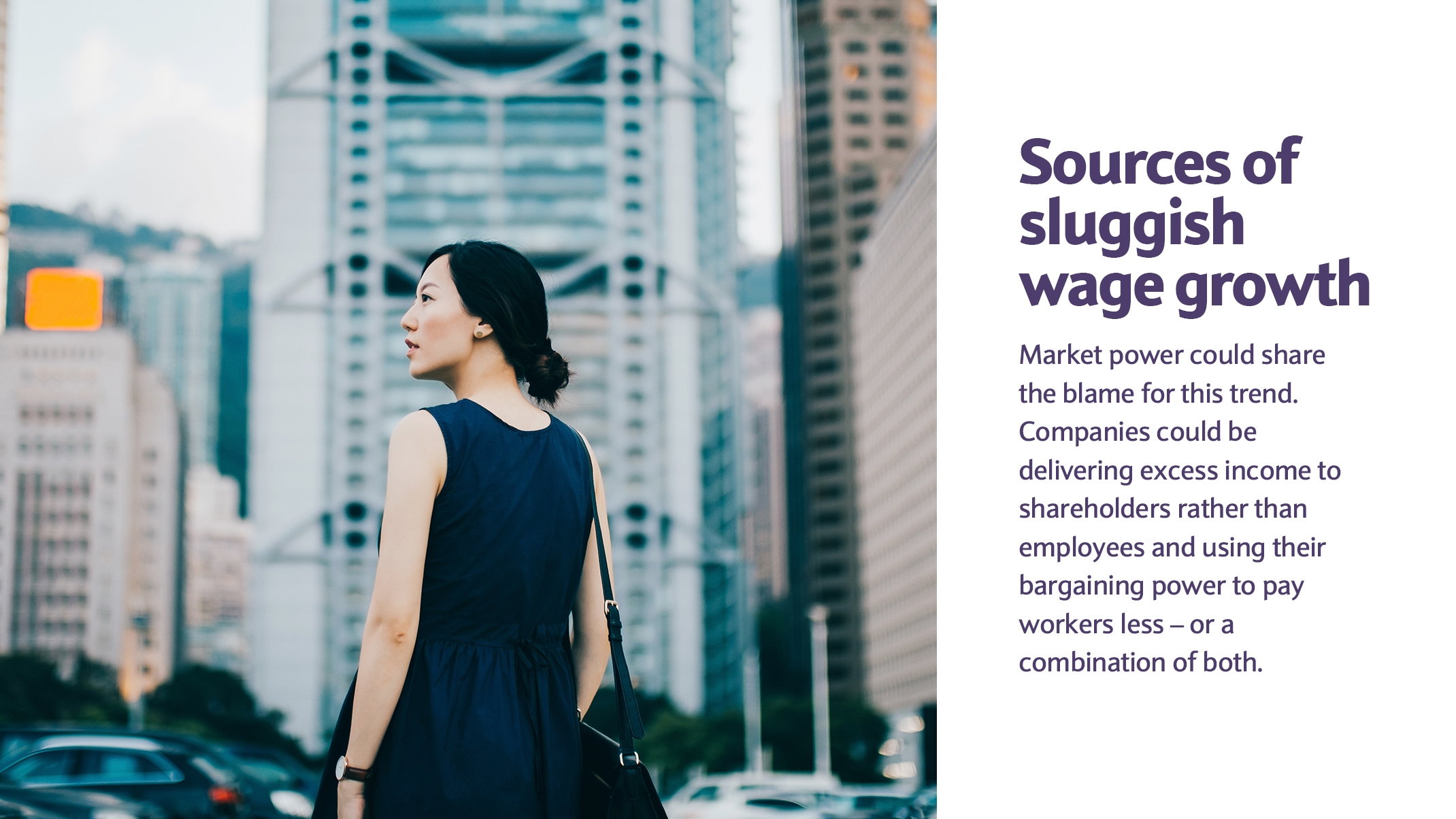 Market power could share the blame for this trend. Companies could be delivering excess income to shareholders rather than employees and using their bargaining power to pay workers less – or a combination of both. 
